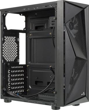 Корпус ATX Aerocool Glider Cosmo-G-BK-v1, Midi-Tower, без БП, черный