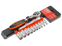 Набор головок 1/4" 4-13мм 12предм. PRO STARTUL PRO-01214