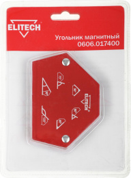 Магнитный угольник Elitech 0606.017400