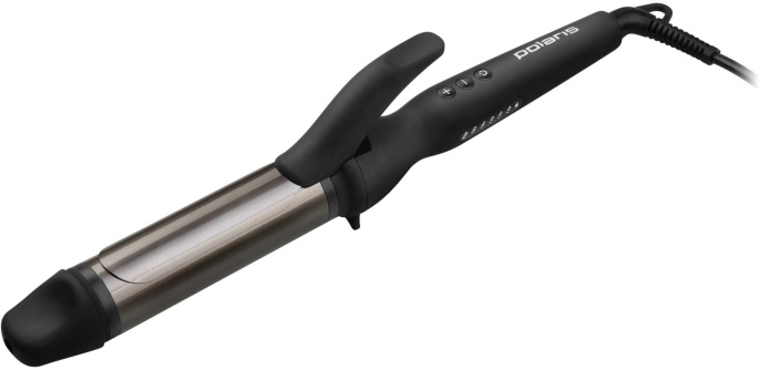Щипцы Polaris PHS 3410TAi Argan Therapy PRO 65Вт черный макс.темп.:220С покрытие:турмалиновое PHS 3410TAI