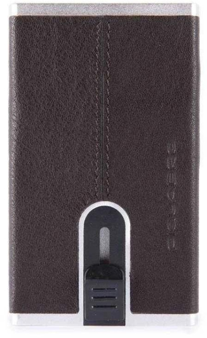 Чехол для кредитных карт Piquadro Black Square PP4825B3R/TM коричневый натур.кожа