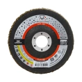 Круг лепестковый торцевой, угловой, цирконат 65% 125х22.2 мм, P-40 ABRAFORM AF-FLAP-CN-125-P40-ZR65