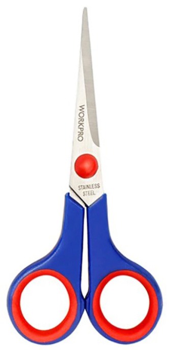 Ножницы WorkPro WP214002 140мм (лезвия из нержавеющей стали, удобная ручка)