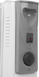 Масляный радиатор Royal Clima Siena ROR-S7-1500M, с терморегулятором, 1500Вт, 7 секций, 3 режима, белый