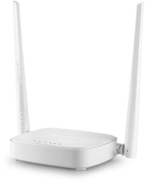 Wi-Fi роутер TENDA N301, Wi-Fi 4, N300, 2.4ГГц, 3 LAN, белый