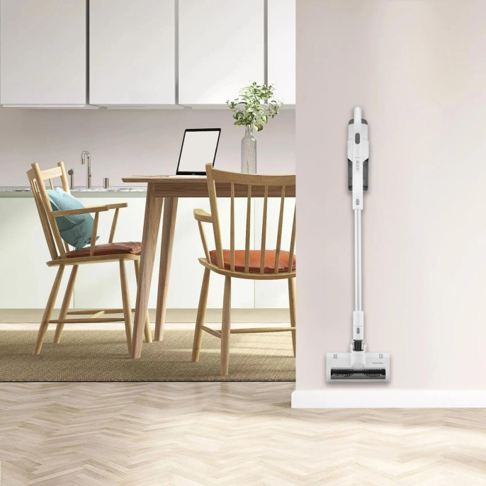 Вертикальный пылесос COOLFORT CF-3003, 260Вт, белый