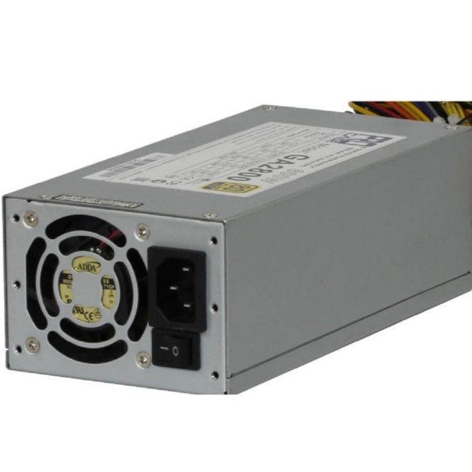 Procase GA2800 Блок питания ATX 2U 2FAN 800W , 80+ Gold, 200*100*70mm, Активный PFC, +5B 22A, +12B 66A, +3,3B 22A, 5VSB 3.5A, -12V 0.3A Защита от перегрузки 105-150%, Входное напряжение 100-240В
