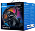 Руль Sven GC-W150 16кноп. с педалями черный