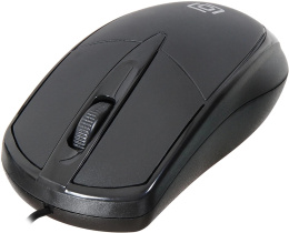 Мышь проводная Oklick 125M, оптическая, USB, 1200dpi, черный [1175317]