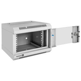 Шкаф телекоммуникационный 10" настенный 4U ExeGate EC-WM-4U.310.G.GREY (10”, 4U, 330x310x230mm (ШхГхВ), передняя дверь закаленное стекло, пыле- и влагозащита IP23, светло-серый RAL 7035) EX300249RUS