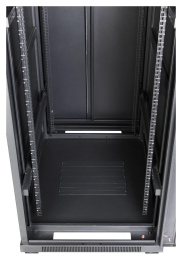 Шкаф коммутационный Lanmaster Business TWT-CBB-22U-6X10-P1 напольный 22U 600x1000мм пер.дв.перфор. задн.дв.перфор.2-хст. 2 бок.пан. 800кг черный IP20