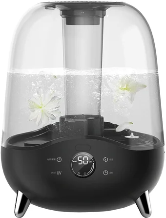 Увлажнитель воздуха deerma Humidifier DEM-F327W Black, ультразвуковой, 25W, S- 30mІ, Water tank volume - 5L