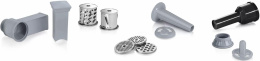 Мясорубка Bosch MFW67440 2000Вт черный/серебристый
