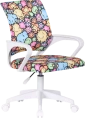 Детское компьютерное кресло Defender Fiesta солнце / цветы, ткань, класс1. 64817
