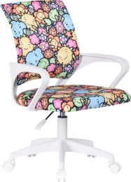 Детское компьютерное кресло Defender Fiesta солнце / цветы, ткань, класс1. 64817