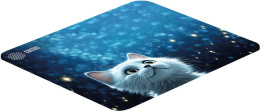 Коврик для мыши CACTUS White Cat (Белый кот) (тканевый, прорезиненное основание, 300x250x3мм) (CS-MPC-D11M)