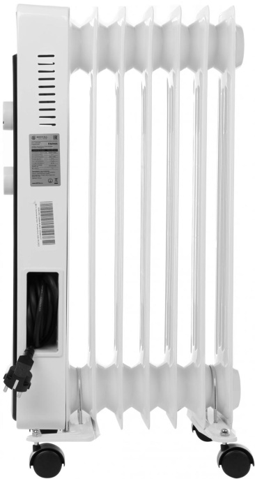 Масляный радиатор Royal Clima Parma ROR-PR7-1500M, с терморегулятором, 1500Вт, 7 секций, 3 режима, белый