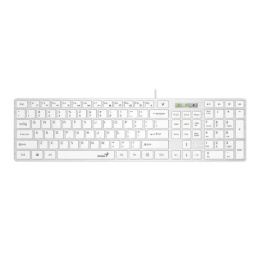 Клавиатура Genius SlimStar 126 White USB [31310017410]