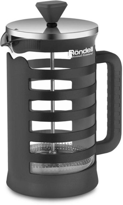 Френч-пресс Rondell Stolz RDS-1757, 0.6л, серый