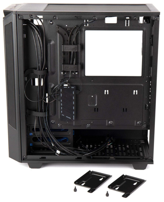 Корпус ATX HIPER PB81, Midi-Tower, без БП, черный