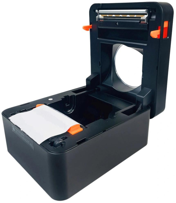 Принтер этикеток Cactus CS-TP-D410U,  черный