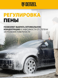 Комплект для бесконтактной мойки DENZEL FP-700 [58302]