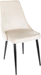 Стул для дома Бюрократ CH-K4 бежевый Holland 06 металл черный на ножках CH-K4_1/HL07