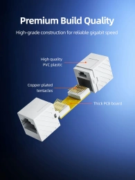 Разъем CABLETIME CNC6W (CT-REC6-PW) RJ45 UTP Cat.6, белый