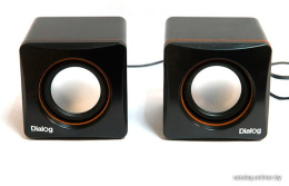 Акустическая система Dialog AC-04UP BLACK-ORANGE 2.0, 6W RMS