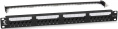 Cabeus PL2-24-Cat.5e-Dual IDC Патч-панель 19" (1U), 24 порта RJ-45, категория 5e, Dual IDC, с задним кабельным организатором