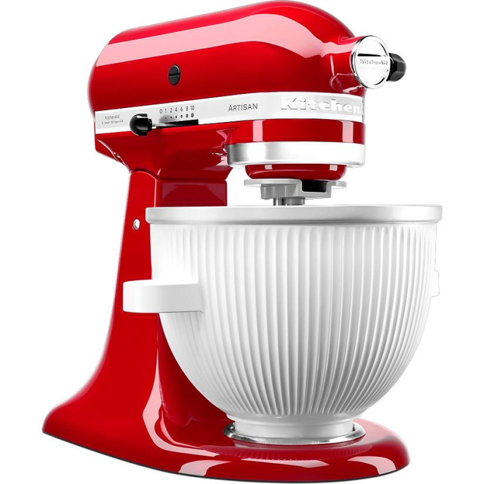 Насадка для мороженого KitchenAid Мороженица для миксеров с чашей 4.8 / 6.9 л (5KSMICM)