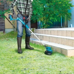 Триммер электрический Makita DUR193RF,  аккумуляторный,  18В,  3Ач,  с 1 АКБ, с ЗУ