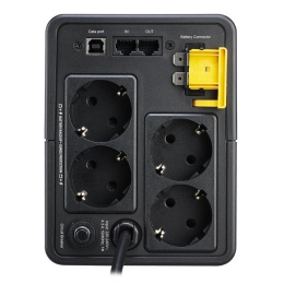 Источник бесперебойного питания APC Back-UPS 950VA/520W, 230V, AVR, 4 Schuko Sockets, USB, 1 year warranty