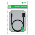 GCR Удлинитель патч-корда прямой 3.0m, UTP медь, кат.6, 24 AWG, ethernet high speed 10 Гбит/с, RJ45, GCR-52651 Greenconnect