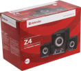 Колонки Defender Z4, 2.1, черный [65508]