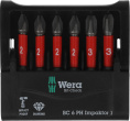 Набор бит WERA WE-057691,  универсальные,  шестигранный (1/4HEX - E),  6шт