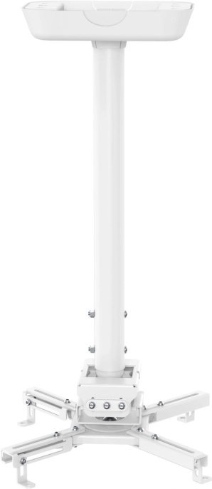 Кронштейн для проектора Cactus CS-PROF021M-WT белый макс.35кг потолочный поворот и наклон