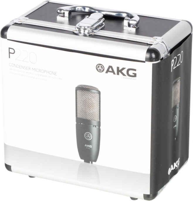 Микрофон проводной AKG P220 черный