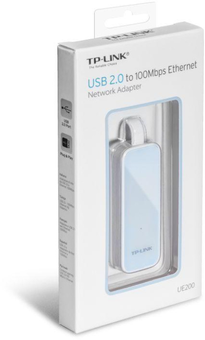 Сетевой адаптер Ethernet TP-LINK UE200 USB 2.0