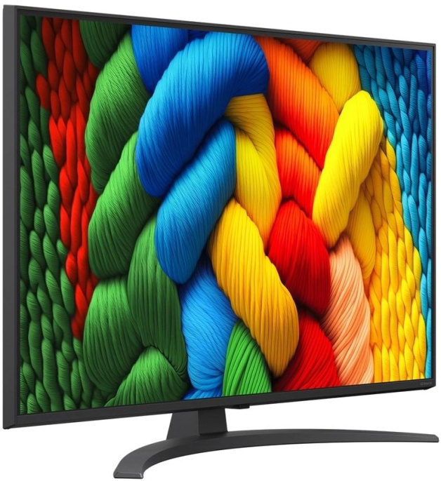 43" Телевизор LG 43NANO81A6A.ARUG NanoCell, 4K Ultra HD, черный, СМАРТ ТВ, WebOS