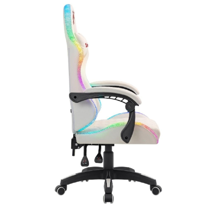 Игровое кресло Energy Белый,RGB,класс 4,PU DEFENDER 64557
