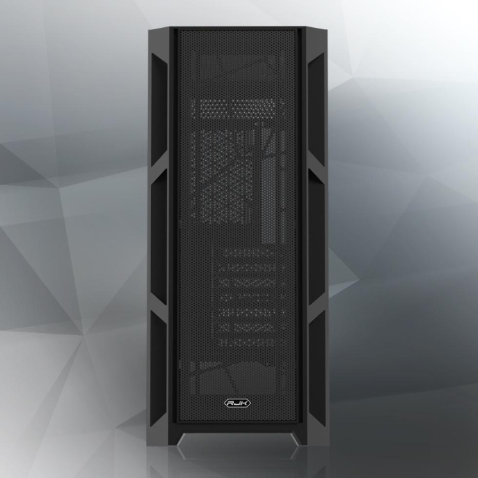Корпус без блока питания Case Raijintek ARCADIA III-MS4, Midi-Tower, TG, 4x120mm ARGB, 1xUSB-A 3.0 + 2xUSB 2.0, ATX, mATX, mITX Black