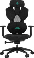 Кресло игровое GMNG GG-CH110B, сетка/ткань, до 150кг, синхромеханизм, регулируемые 4D подлокотники, черный