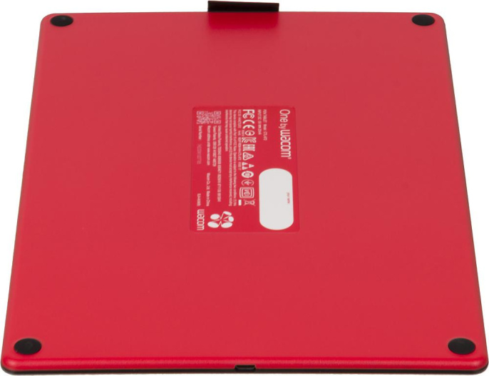 Графический планшет Wacom One by, A5, черный/красный [ctl-672-n]