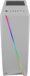 Корпус ATX Aerocool Cylon, Midi-Tower, без БП, белый [cylon wh]