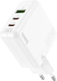 Сетевое зар./устр. Hoco C115A Header PD65W three-port 2C1A charger EU 65W 3.25A+3A+2A+1.5A PD+QC универсальное белый 98312
