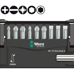 Набор бит Wera 10 предметов 8100-9-899/TZ BIT CHECK WE-056159