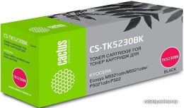 Картридж лазерный Cactus CS-TK5230BK TK-5230BK черный (2600стр.) для Kyocera Ecosys M5521cdn/M5521cdw/P5021cdn/P5021cdw с чипом