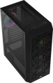Корпус ATX Aerocool Hive-G-BK-v2, Midi-Tower, без БП, черный [accm-pv27043.11]