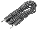 Кабель соединительный аудио Buro BAAC002-2, Jack 3.5 m - Jack 3.5 m , 2м, черный